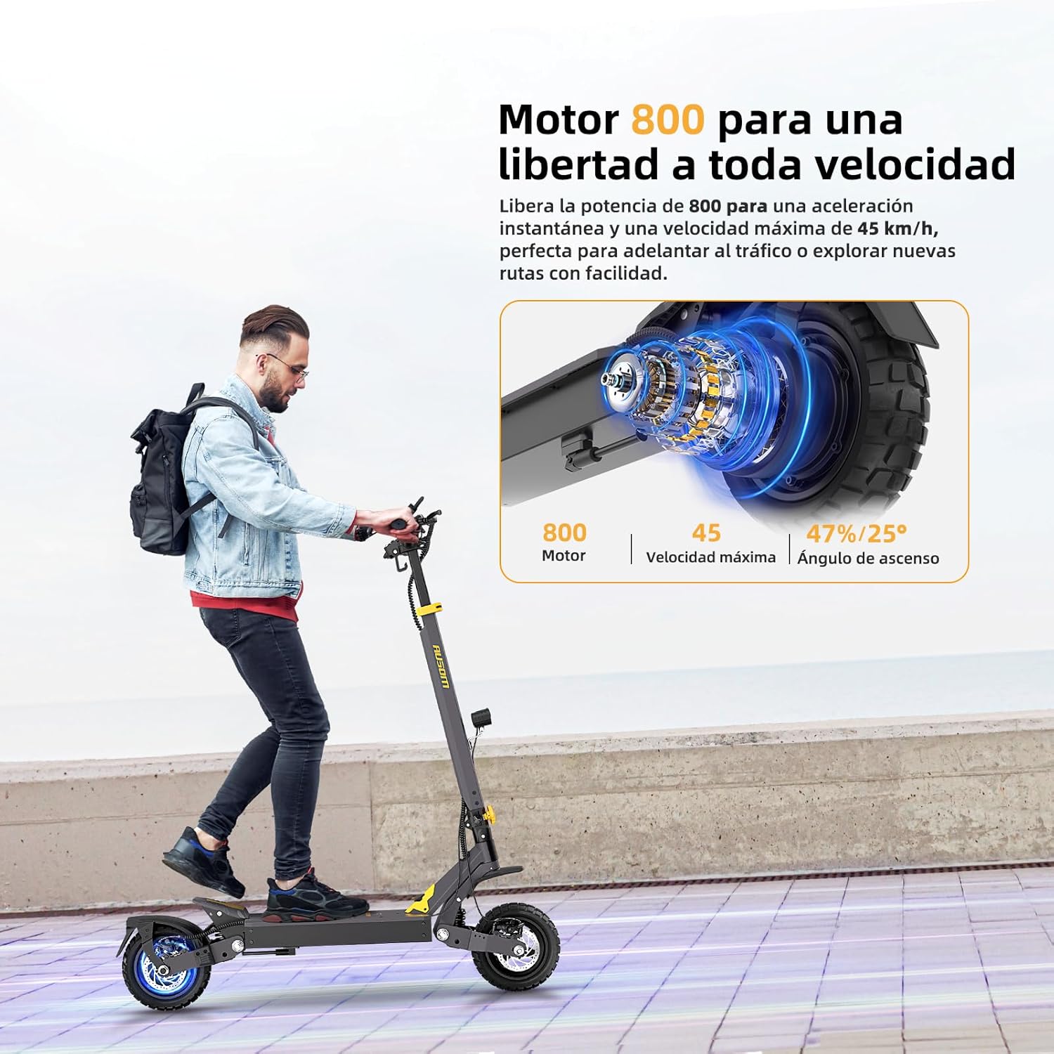 Patinete eléctrico Plegable Ausom L1